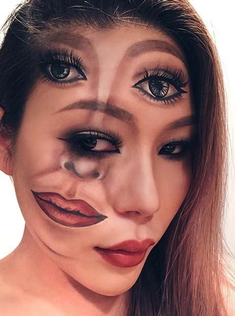 23 Trippy Illusion Makeup Looks for Halloween – Page 2 – StayGlam