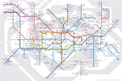 London Tube Train Map - Cammi Corinna