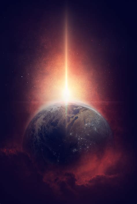 Earth with Supernova explosion HD wallpaper | Wallpaper Flare