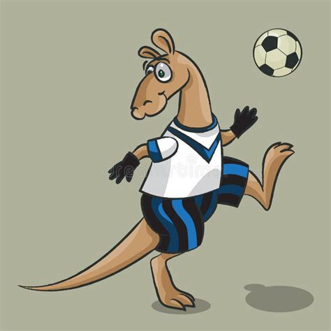 Kangaroo - The Football Player Stock Images - Image: 31706544