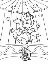 Fun Circus Elephant coloring Page  Download Print Or Color Online For sketch template
