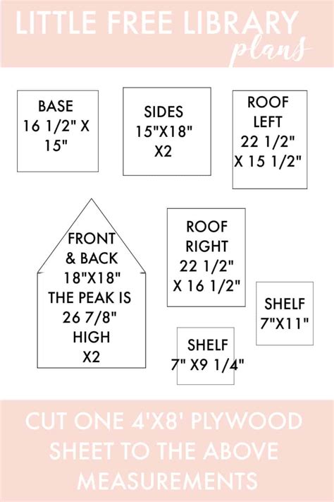 LITTLE FREE LIBRARY PLANS - at home with Ashley