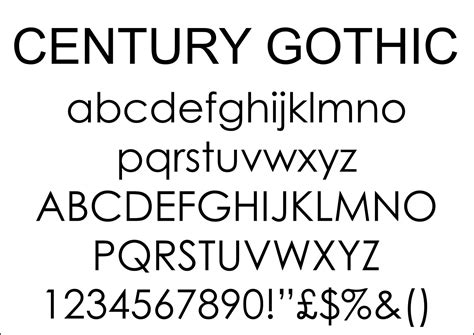 8 Century Gothic Font Images - Century Gothic Web Font, Century Gothic Font Free and Century ...