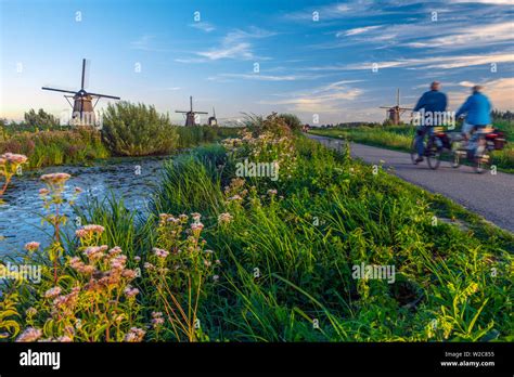 Netherlands, South Holland, Kinderdijk (UNESCO World Heritage Site ...