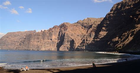 Playa Los Guios - Black Sand Beach in Los Gigantes, Tenerife