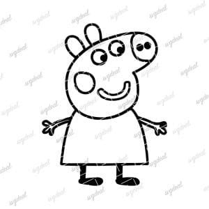 Free Peppa Pig Svg - SVGDeal.com