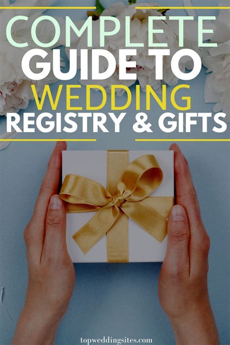 Complete Guide to Wedding Registries & Gifts in 2020 | Wedding gift registry, Wedding ...