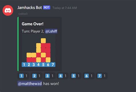 Connect 4 Discord Bot | Devpost