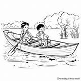 Rowboat Coloring Pages  Free & Printable sketch template