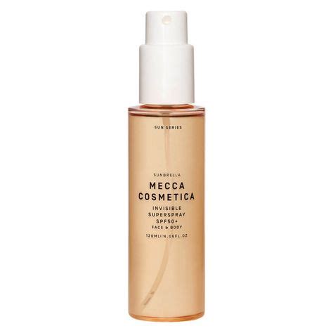 Mecca Cosmetica - Sunbrella Invisible Superspray SPF 50+ - 120ml | Mecca cosmetica, Spray ...