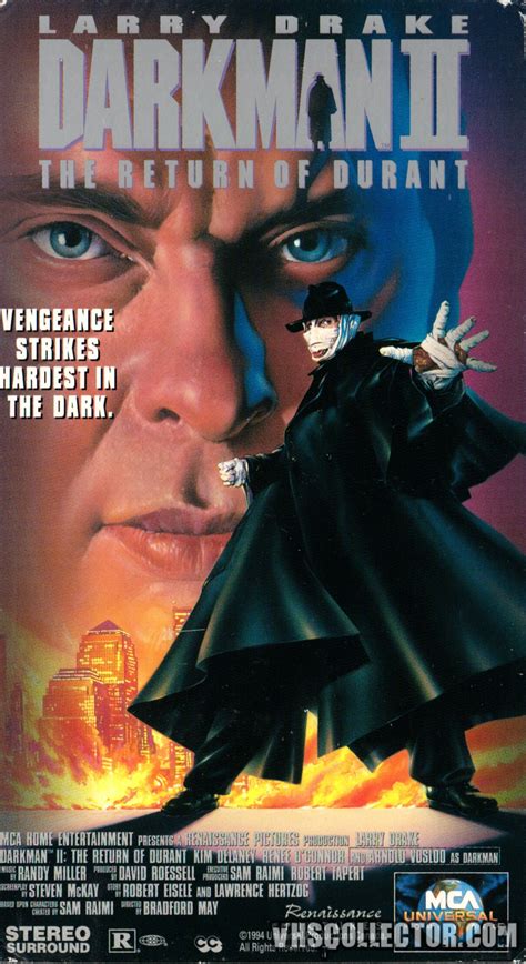 Darkman II: The Return of Durant | VHSCollector.com