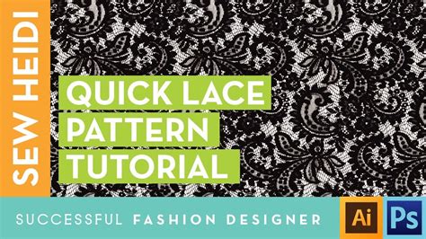 How to Make a Lace Pattern in Illustrator (& Photoshop) - YouTube