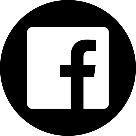 Facebook Logo Png Transparent Background Black 10 Free