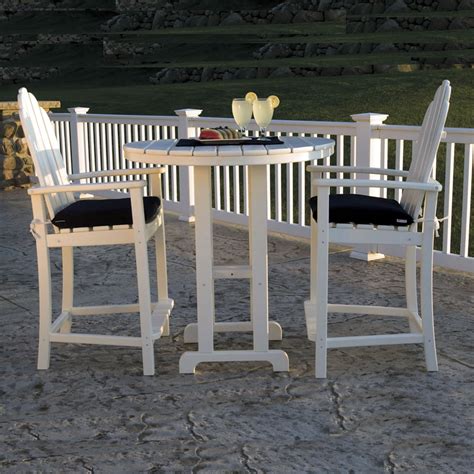 Upgrade Your Outdoor Space with POLYWOOD® Classic Adirondack Bar Set - Perfect for Entertaining!