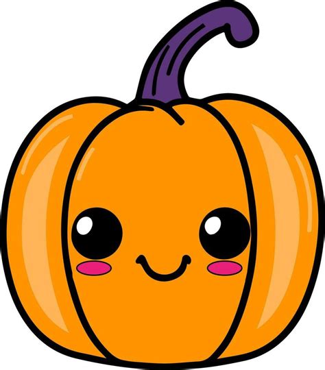 Cute Halloween Pumpkin Clipart 25258435 Vector Art at Vecteezy