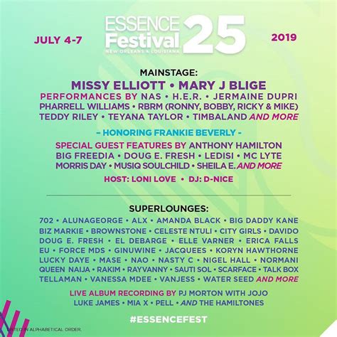 Usher Essence Festival 2024 Tickets - Caryl Crystie