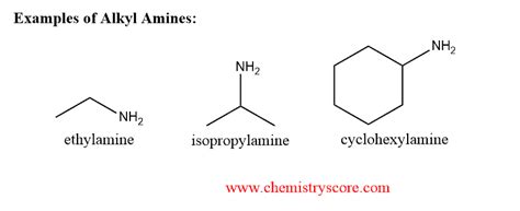 Alkyl Amines - Learn Chemistry Online | ChemistryScore