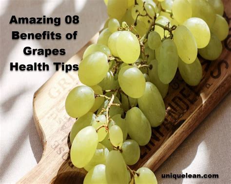 Amazing Eight Benefits of Grapes || Health Tips | uniquelean.com