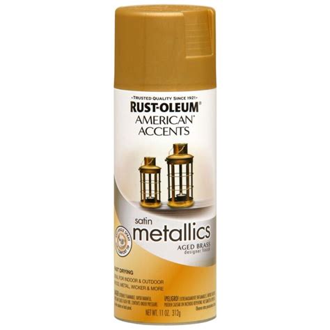 Rust-Oleum 11-oz Aged Brass High-Gloss Spray Paint in the Spray Paint department at Lowes.com