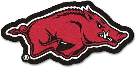 NCAA Football Mascot University of Arkansas 1'6" x 2' Rug - Rooms To Go