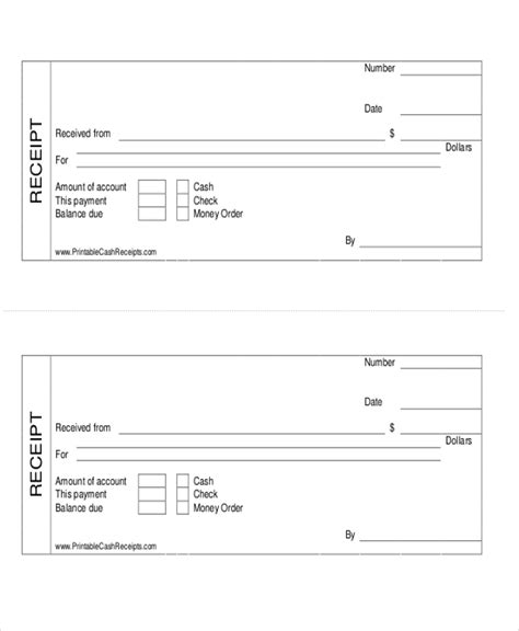 Paid Receipt Template Database