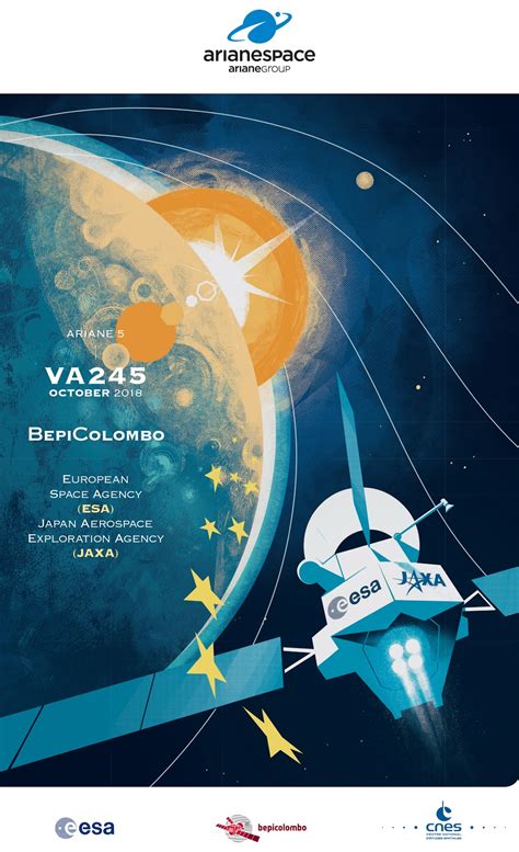 Friends of NASA: BepiColombo Mercury Mission Poster | ESA