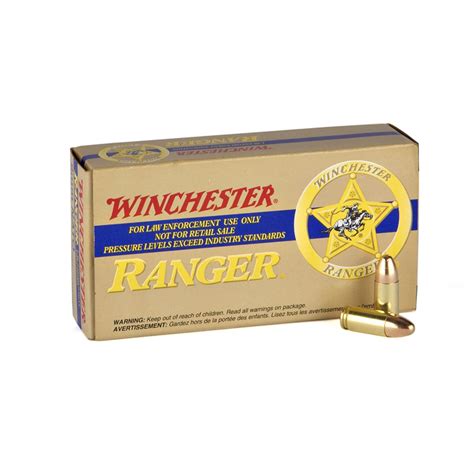 Winchester® Ranger® 9mm NATO .124 - grain FMJ Ammo, 500 rounds - 188531 ...