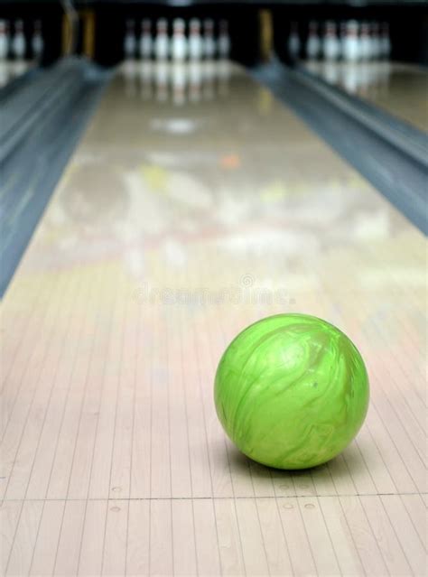 Bowling ball stock photo. Image of ball, green, track - 65607106