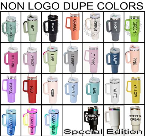 Cups color chart - The Kustom Edge