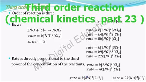 Third order reaction, its actual meaning, examples(chemical kinetics part 23 CBSE class 12,JEE ...