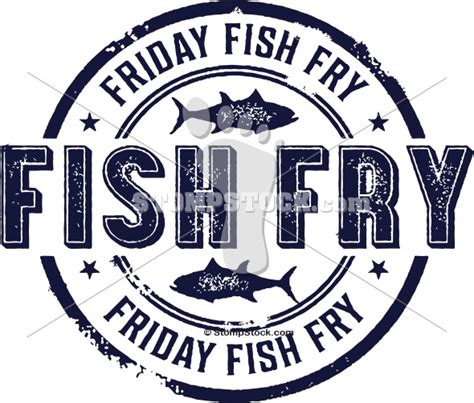 Friday Fish Fry Logo | StompStock - Royalty Free Stock Vector Rubber Stamps