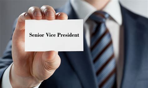 Senior Vice President Job Description – HR Insider