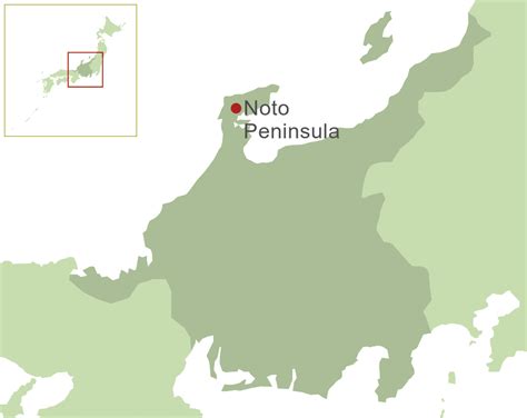 Noto Peninsula Map