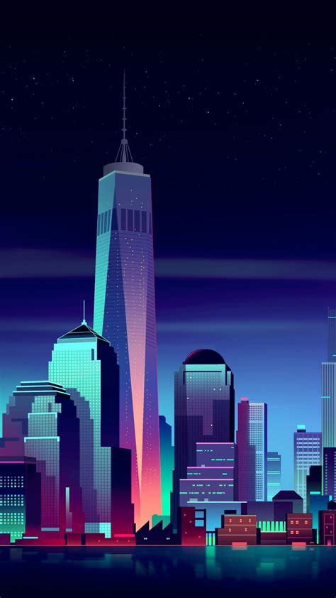 2160x3840 NYC Minimalist Sony Xperia X,XZ,Z5 Premium Wallpaper, HD ...