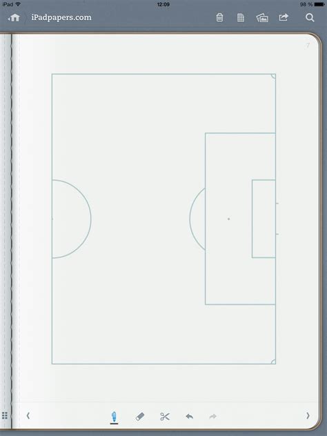 Printable Soccer Field Template