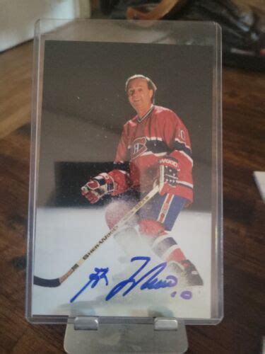 2003-04 Guy Lafleur Autograph Signed Montreal Canadians Postcard Short Print | eBay