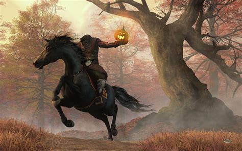 The Headless Horseman Digital Art by Daniel Eskridge | Pixels