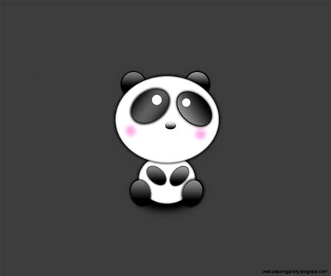 Cute Cartoon Panda Wallpaper - WallpaperSafari