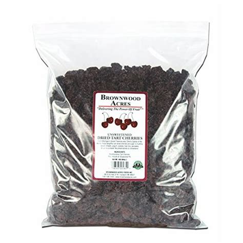 Unsweetened Montmorency Dried Cherries - 4 Pound Bag - Walmart.com ...