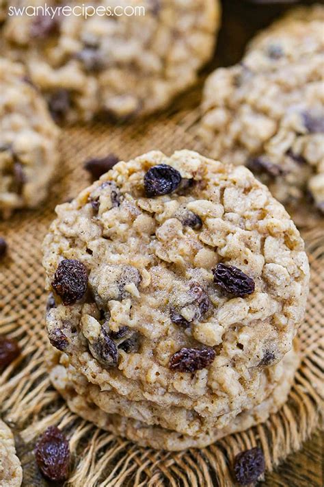 The Best Chewy Oatmeal Raisin Cookies | Swanky Recipes