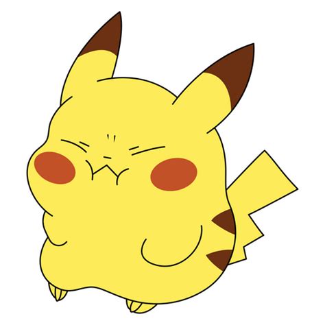 Pikachu Angry Face