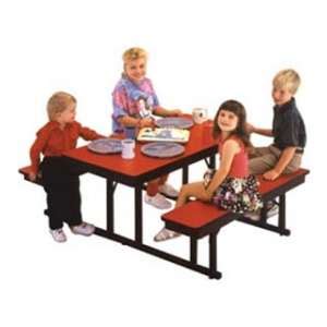 Preschool Cafeteria Table Bench Units, Cafeteria Tables