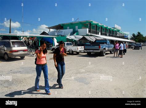 Marketplace in Corozal, Corozal District, Belize, Central America Stock ...