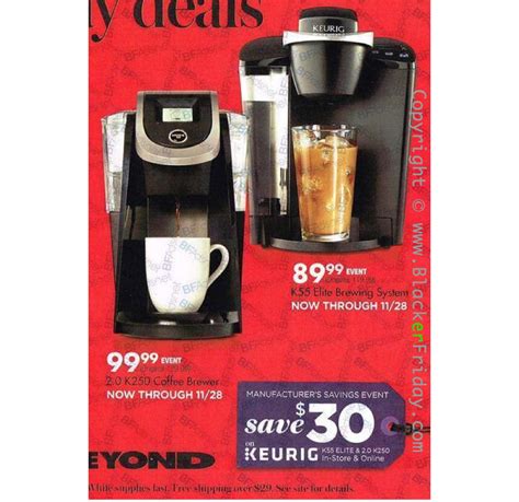 Keurig Black Friday 2018 Sale & K-Cup Coffee Brewer Deals - Blacker Friday