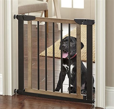 Logan Dog Gate - Indoor Pet Barrier, Expandable to 40", Walk Through Swinging Door, Extra Wide ...