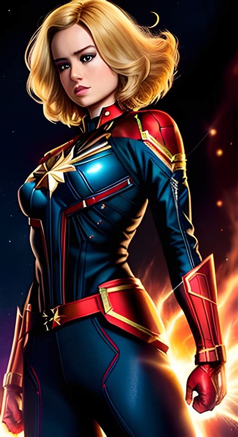 Captain Marvel - AI Generated Artwork - NightCafe Creator