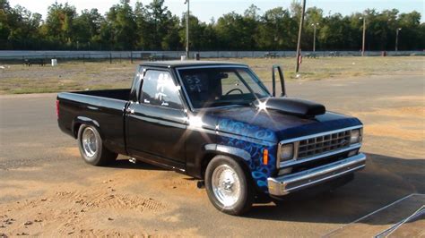 1983 Ford Ranger pickup licensed for highway 1/4 mile Drag Racing timeslip specs 0-60 ...