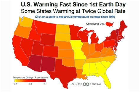 Climate change by state: An interactive map of the U.S. | Salon.com