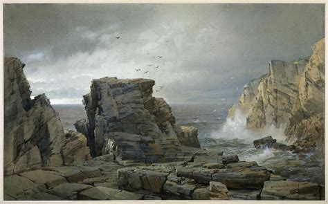 Rocky Coast William Trost Richards | Free Photo - rawpixel