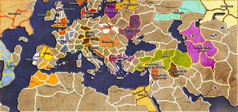 Medieval Political Map